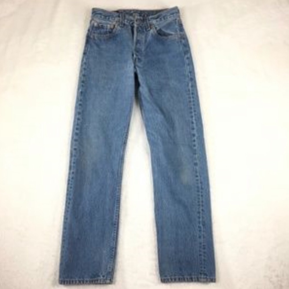 vintage made in USA levi’s 501 student jeans